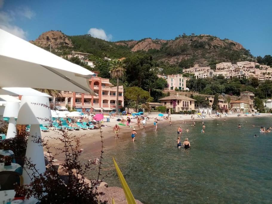 2 Pieces Climatise A 200M Des Plages Théoule-sur-Mer Eksteriør billede